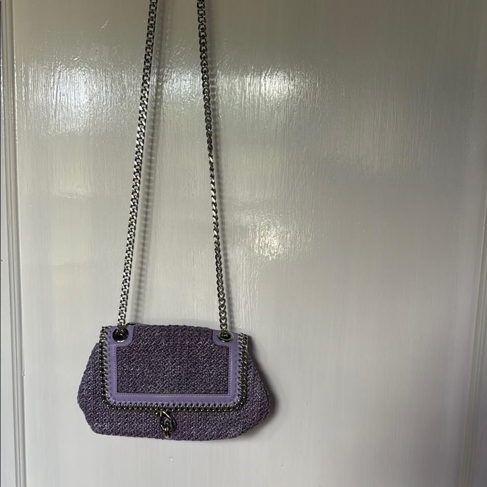Elegant Purple Chain Shoulder Bag